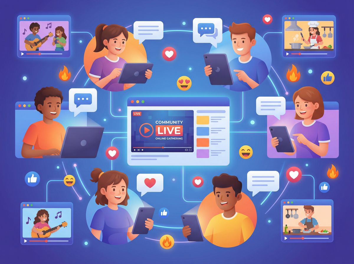 小蓝视频社区互动